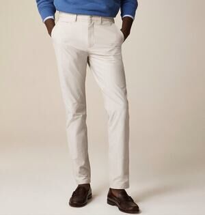 J.Crew Performance 1040 Athletic Tapered-Fit Tech Chino Pants 36x34 Ashen Taupe